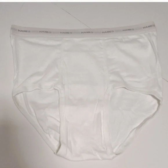 Hanes Vintage Men's Classic White Briefs Sz 38 3 Lot. - Picture 3 of 6
